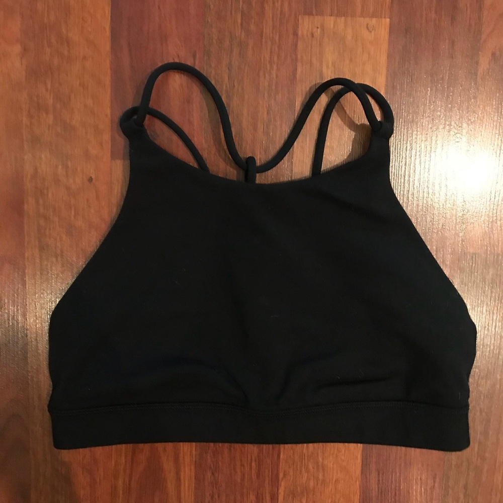 Lululemon Black high neck sports bra